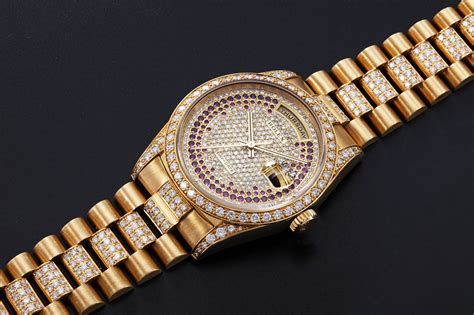 rolex day date gold womens